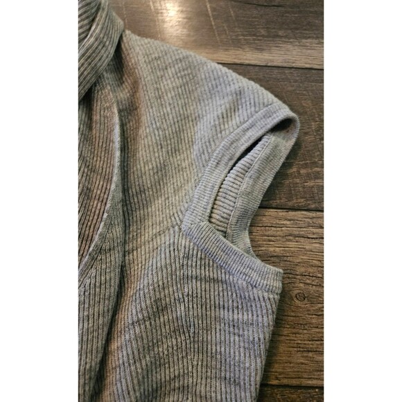 Athleta Open Cardigan Vest Grey Small - Picture 5 of 7